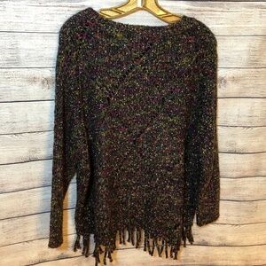 Peck & Peck Argyle Loose Sweater Size L